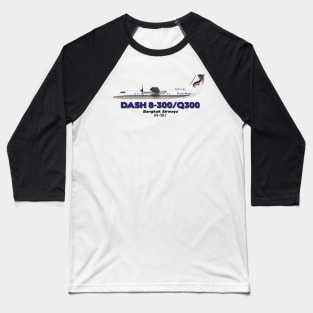 DeHavilland Canada Dash 8-300/Q300 - Bangkok Airways Baseball T-Shirt